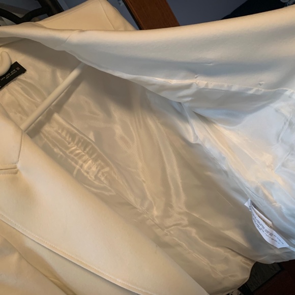 ~sold~ NWOT Zara | White Tailored Blazer - Picture 3 of 8